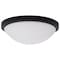 Nuvo Button, 11 Inch LED Flush Mount Fixture, Matte Black Finish, CCT Selectable, 120 Volts 62/1942 - alternate 1